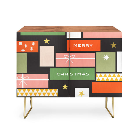 Gale Switzer Christmas presents Credenza