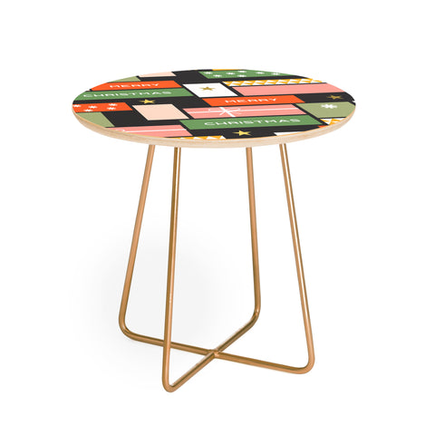 Gale Switzer Christmas presents Round Side Table
