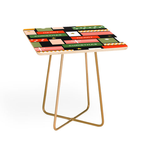 Gale Switzer Christmas presents Side Table