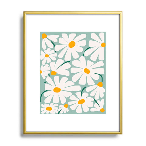 Gale Switzer Daisy fresh Metal Framed Art Print