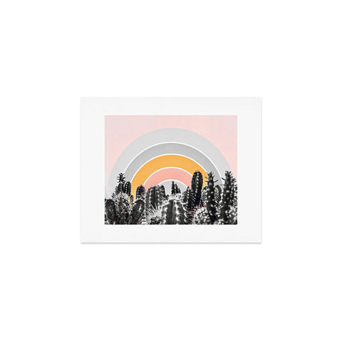 Gale Switzer Desert rainbow Art Print