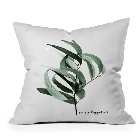 Gale Switzer Eucalyptus Australian gum tree Throw Pillow