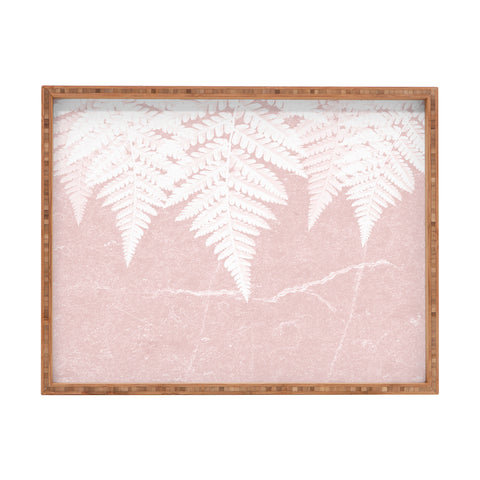 Gale Switzer Fern Fringe pink concrete Rectangular Tray