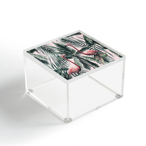 Gale Switzer Flamingo Tropics Acrylic Box