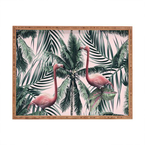 Gale Switzer Flamingo Tropics Rectangular Tray
