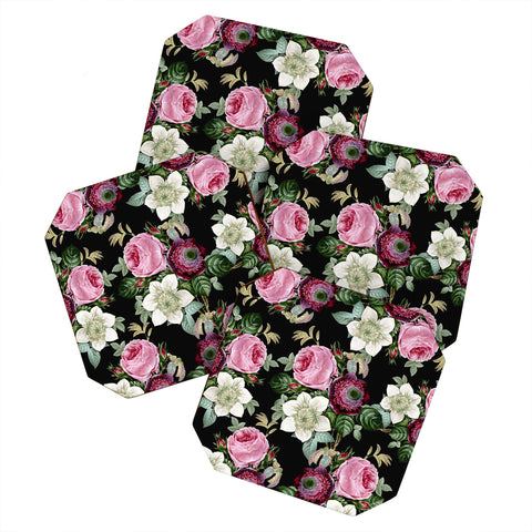 Gale Switzer Floral Enchant night Coaster Set