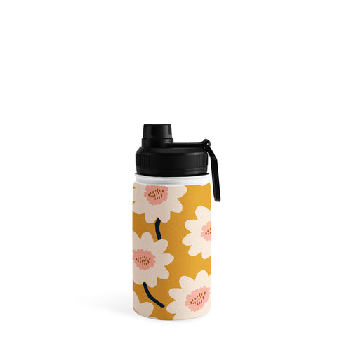 Gale Switzer Flower field yellow Water Bottle