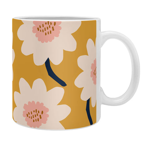 Gale Switzer Flower field yellow Coffee Mug