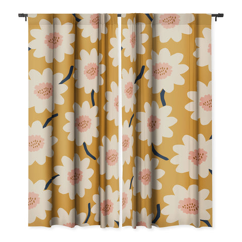 Gale Switzer Flower field yellow Blackout Non Repeat