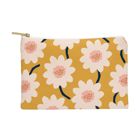 Gale Switzer Flower field yellow Pouch