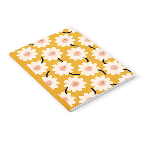 Gale Switzer Flower field yellow Notebook