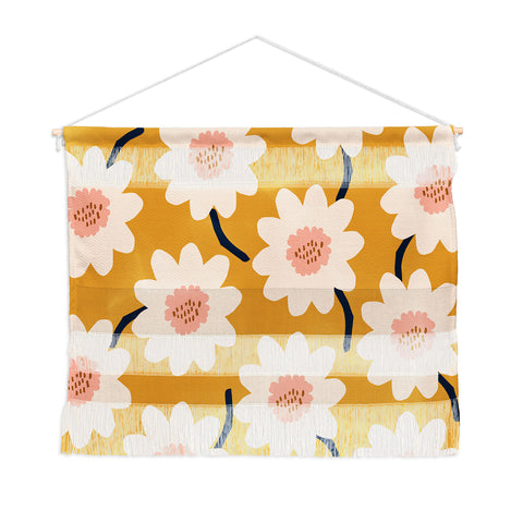 Gale Switzer Flower field yellow Wall Hanging Landscape