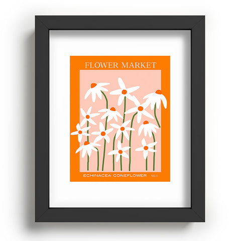 Gale Switzer Flower Market Echinacea 1 Recessed Framing Rectangle