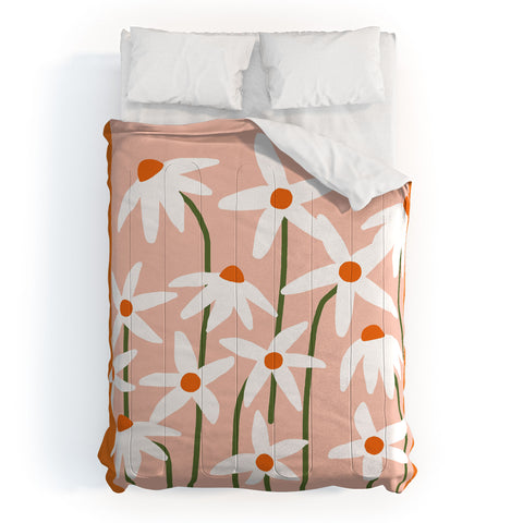 Gale Switzer Flower Market Echinacea 1 Comforter