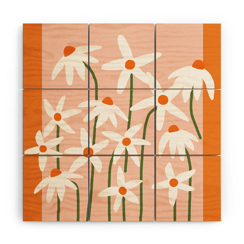 Gale Switzer Flower Market Echinacea 1 Wood Wall Mural