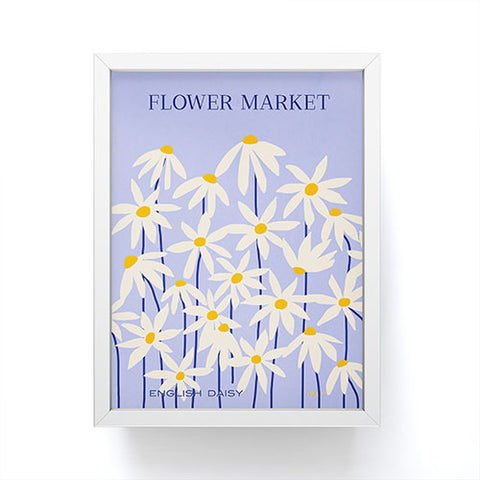 Gale Switzer Flower Market English Daisy Framed Mini Art Print