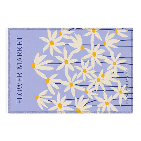 Gale Switzer Flower Market English Daisy Outdoor Rug