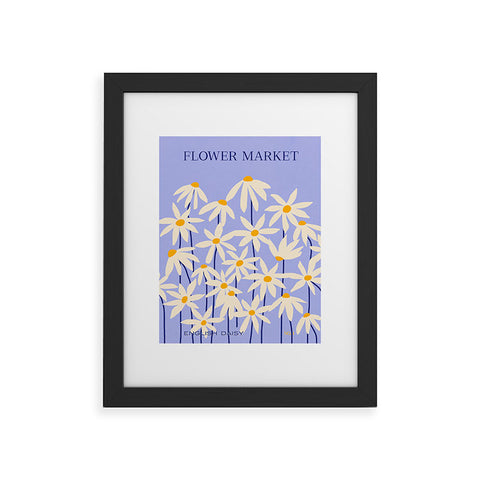 Gale Switzer Flower Market English Daisy Framed Art Print