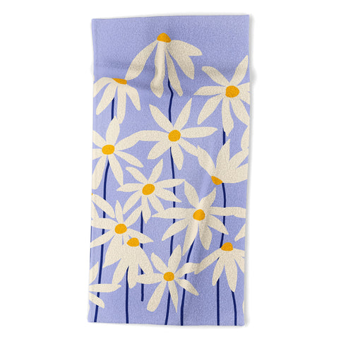 Gale Switzer Flower Market English Daisy Beach Towel