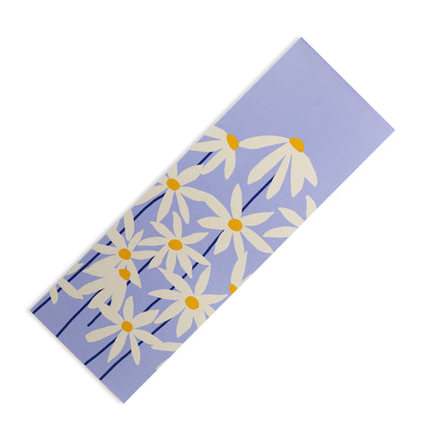 Gale Switzer Flower Market English Daisy Yoga Mat