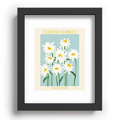 Gale Switzer Flower Market Oxeye Daisies Recessed Framing Rectangle