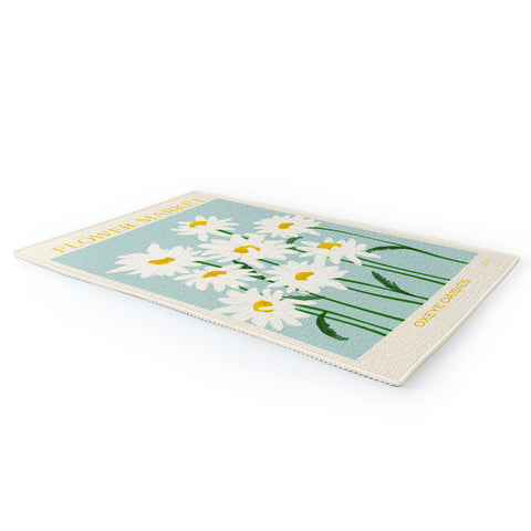 Gale Switzer Flower Market Oxeye Daisies Area Rug