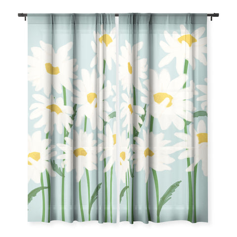 Gale Switzer Flower Market Oxeye Daisies Sheer Non Repeat