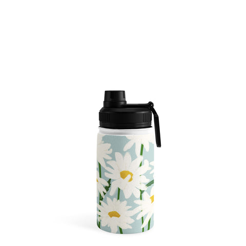 Gale Switzer Flower Market Oxeye daisies II Water Bottle