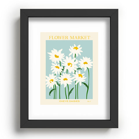 Gale Switzer Flower Market Oxeye daisies II Recessed Framing Rectangle