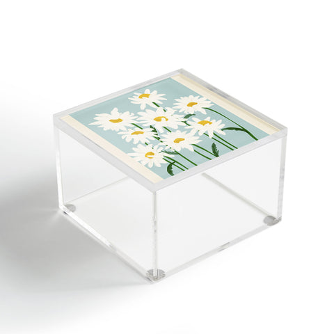 Gale Switzer Flower Market Oxeye daisies II Acrylic Box