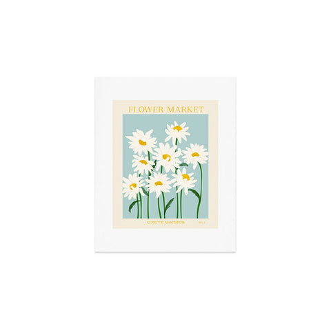 Gale Switzer Flower Market Oxeye daisies II Art Print