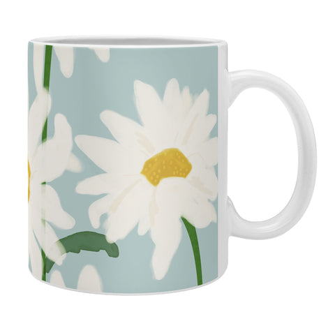 Gale Switzer Flower Market Oxeye daisies II Coffee Mug