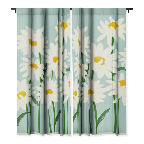 Gale Switzer Flower Market Oxeye daisies II Blackout Non Repeat