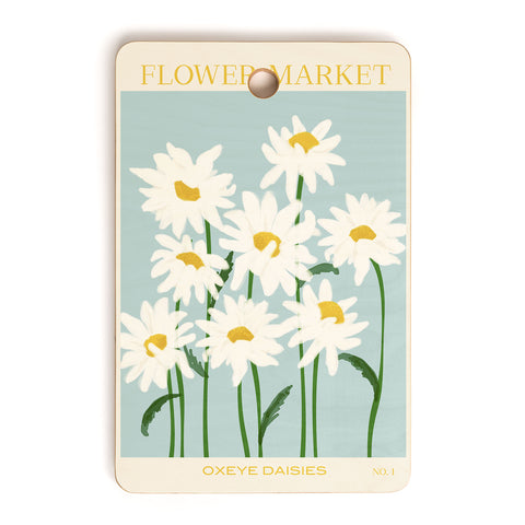 Gale Switzer Flower Market Oxeye daisies II Cutting Board Rectangle