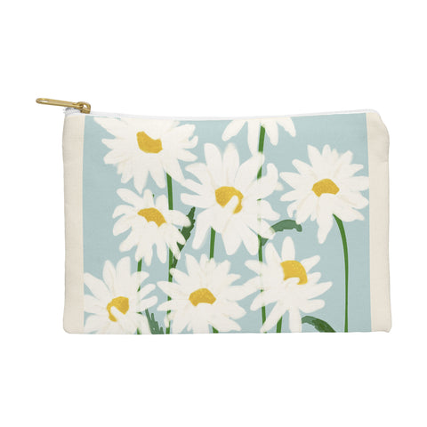 Gale Switzer Flower Market Oxeye daisies II Pouch