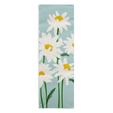 Gale Switzer Flower Market Oxeye daisies II Yoga Towel