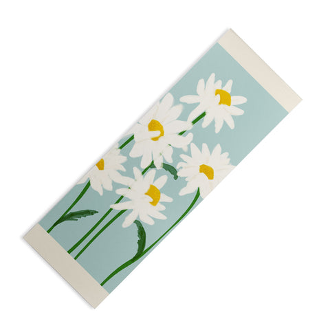 Gale Switzer Flower Market Oxeye Daisies Yoga Mat