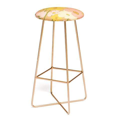 Gale Switzer Flower Market Ranunculus 1 Bar Stool