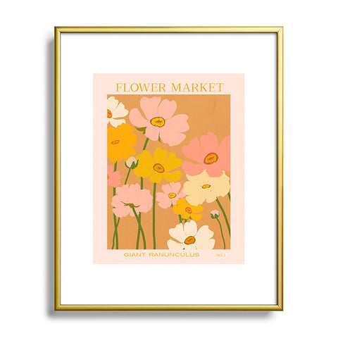 Gale Switzer Flower Market Ranunculus 1 Metal Framed Art Print