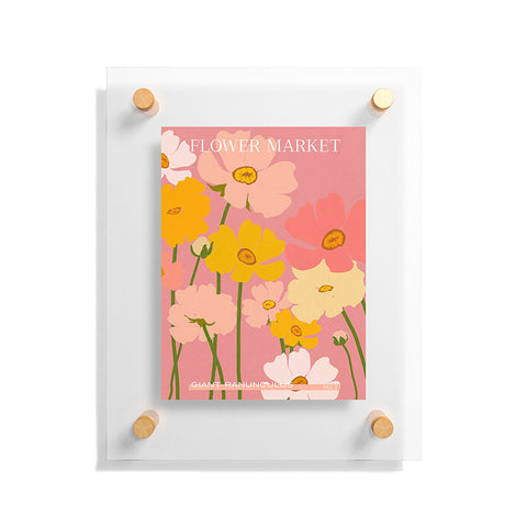 Gale Switzer Flower Market Ranunculus 2 Floating Acrylic Print