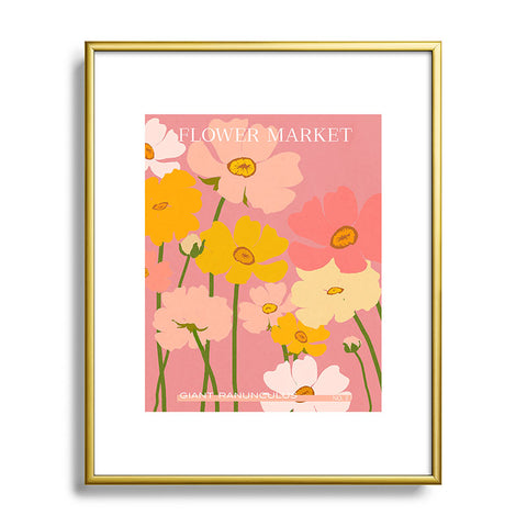 Gale Switzer Flower Market Ranunculus 2 Metal Framed Art Print