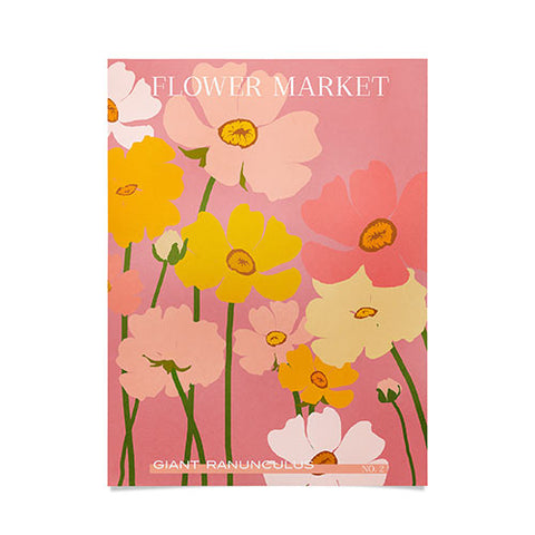 Gale Switzer Flower Market Ranunculus 2 Poster
