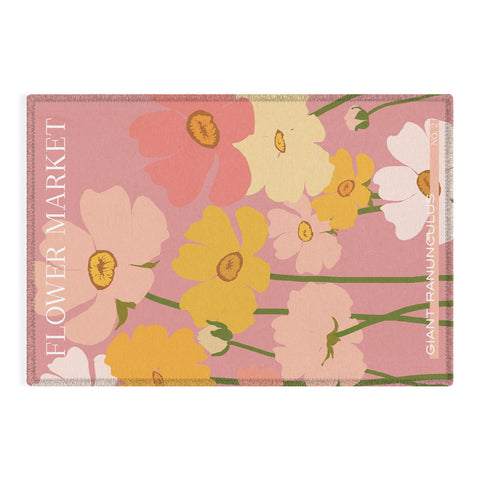 Gale Switzer Flower Market Ranunculus 2 Outdoor Rug