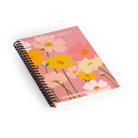 Gale Switzer Flower Market Ranunculus 2 Spiral Notebook