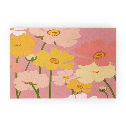 Gale Switzer Flower Market Ranunculus 2 Welcome Mat