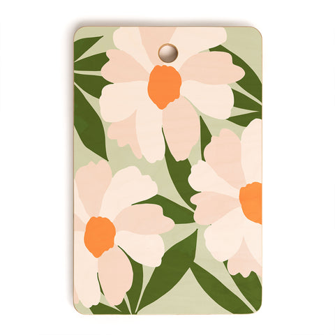 Gale Switzer Freyas flower greenery Cutting Board Rectangle