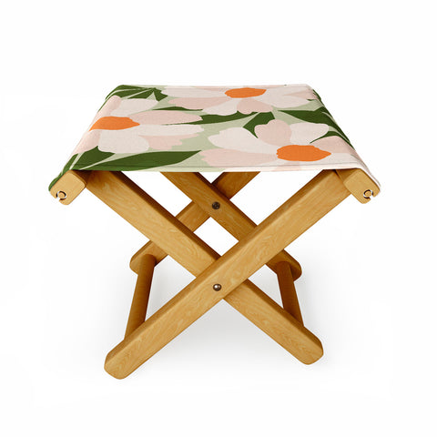 Gale Switzer Freyas flower greenery Folding Stool