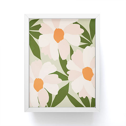 Gale Switzer Freyas flower greenery Framed Mini Art Print