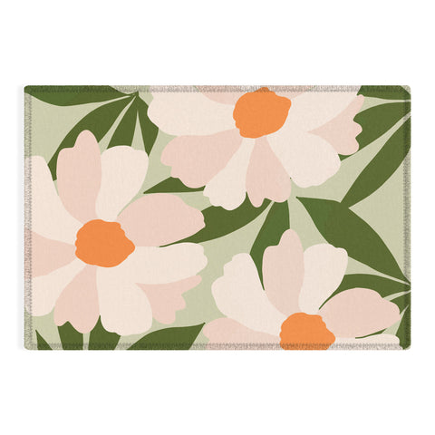 Gale Switzer Freyas flower greenery Outdoor Rug