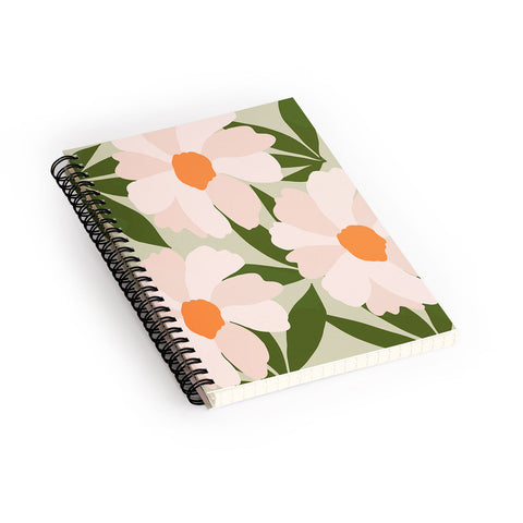 Gale Switzer Freyas flower greenery Spiral Notebook